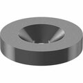 Bsc Preferred Black-Oxide Steel Finishing Countersunk Washer for Number 10 Size 0.203 ID 0.812 OD 100 Degree 92908A414